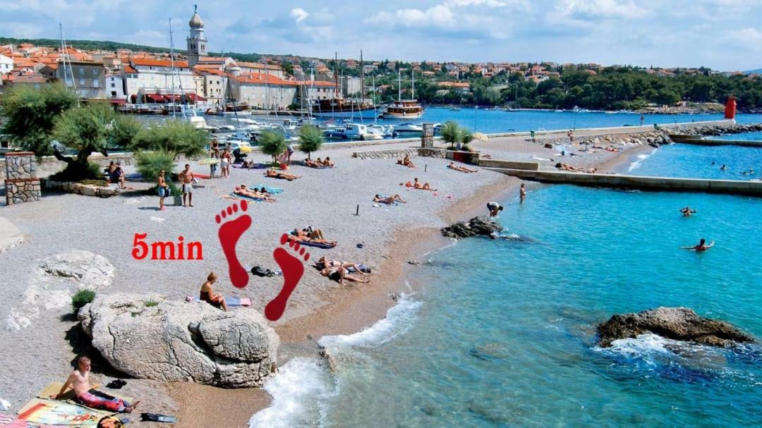 Apartman Jezevac Кърк Екстериор снимка